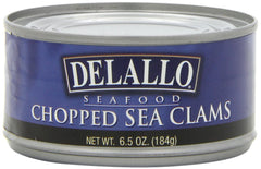 DELALLO: Chopped Sea Clams, 6.5 oz