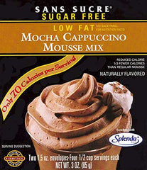 SANS SUCRE: Mix Mousse Mocha Cappuccino, 3 oz