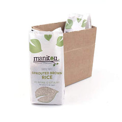 MANITOU: Rice Brown Sprouted Gaba, 17 oz