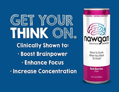 NAWGAN: Beverage Berry Caffeinated Single, 11.5 fo