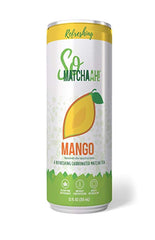 SOMATCHAAH: Tea RTD Sparkling Mango, 12 fo