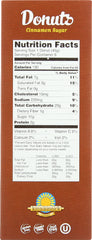 KINNIKINNICK: Gluten Free Cinnamon Sugar Donuts, 9.5 oz