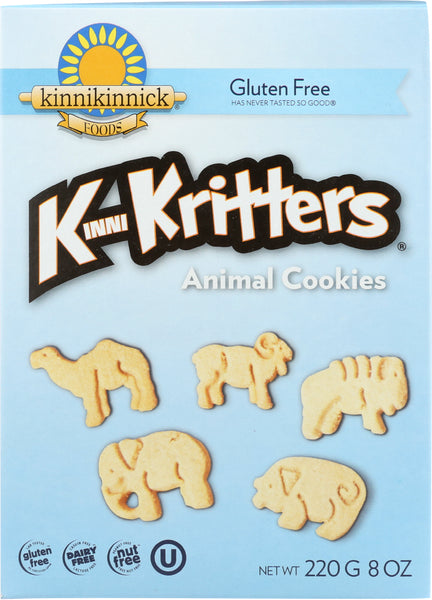 KINNIKINNICK: Gluten Free KinniKritters Animal Cookies, 8 oz