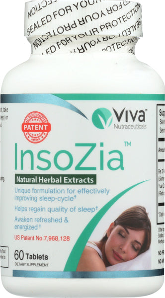 VIVA NUTRACEUTICALS: Sleep Aid Insozia, 60 tablets