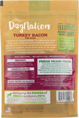 DOGNATION: Dog Treat Turkey Bacon NF, 3 oz