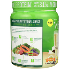 VEGAN PURE: Powder Shake Vanilla, 14.5 oz