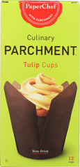 PAPER CHEF: Parchment Cup Tulip, 12 pc