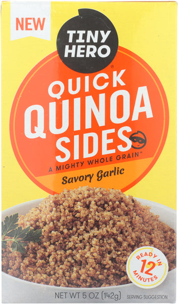 TINY HERO: Quick Quinoa Savory Garlic, 5 oz