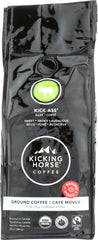 KICKING HORSE: Organic Kick Ass Dark Roast Ground Coffee, 10 oz