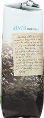 JIM'S ORGANIC COFFEE: Whole Bean Colombian, 12 oz