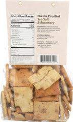 DIVINA: Crostini Rosemary & Sea Salt, 7 oz