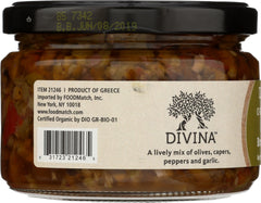 DIVINA: Olive Bruschetta, 8.1 oz