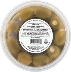 DIVINA: Organic Garlic Stuffed Olives, 5.6 oz