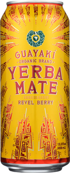 GUAYAKI: Organic Yerba Mate Revel Berry, 15.5 oz
