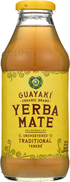 GUAYAKI: Organic Yerba Mate Unsweetened Traditional Terere, 16 oz