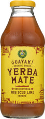 GUAYAKI: Yerba Mate Unsweetened Hibiscus Lime Terere, 16 fl oz