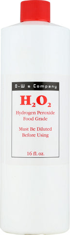 O-W & COMPANY: H2O2 Hydrogen Peroxide Food Grade 12%,16 oz