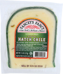 YANCEY'S FANCY: Zesty Hot Chile Sharp Cheddar Cheese, 7.6 oz