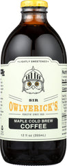 SIR OWLVERICK: Maple Cold Brew Coffee, 12 oz