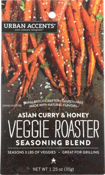 URBAN ACCENTS: Asian Curry & Honey Veggie Roaster Seasoning, 1.25 oz