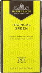 HARNEY & SONS: Tea Tropical Green, 20 bg
