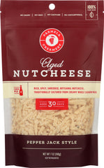 PARMELA CREAMERY: Nutcheese Shredded Pepper Jack Aged, 7 oz