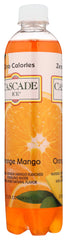 CASCADE ICE: Zero Calories Sparkling Water Orange Mango, 17.2 fl oz