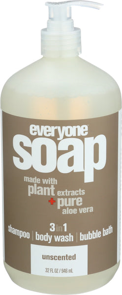 EVERYONE: Soap Liquid Everyone Unscented, 32 oz