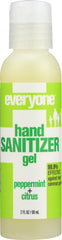 EVERYONE: Peppermint Citrus Hand Sanitizer Gel, 2 oz