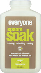 EVERYONE: Bath Epsom Soak Juniper and Cedarwood, 30 oz