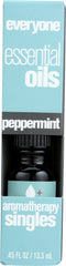 EVERYONE: Aromatherapy Singles Essential Oil Peppermint, 0.45 oz