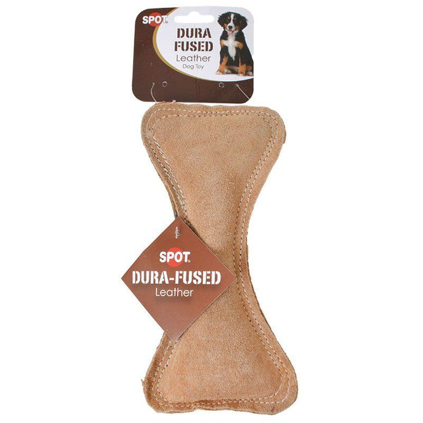 Spot Dura-Fused Leather Bone Dog Toy