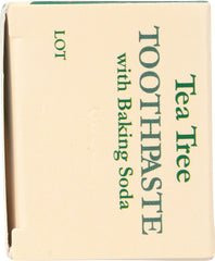 TEA TREE THERAPY: Toothpaste with Baking Soda, 5 oz