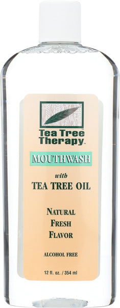 TEA TREE THERAPY: Mouthwash with Tea Tree Oil, 12 oz