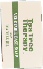 TEA TREE THERAPY: Vegetable Base Soap with Tea Tree Oil, 3.9 oz