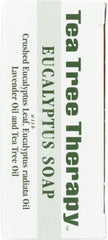 TEA TREE THERAPY: Eucalyptus Vegetable Base Soap, 3.5 oz