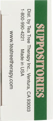 TEA TREE THERAPY: Suppositories with Tea Tree Oil for Vaginal Hygiene, 6 Pc