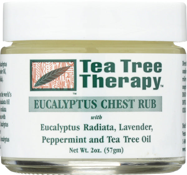 TEA TREE THERAPY: Eucalyptus Chest Rub, 2 oz