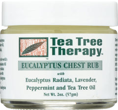 TEA TREE THERAPY: Eucalyptus Chest Rub, 2 oz