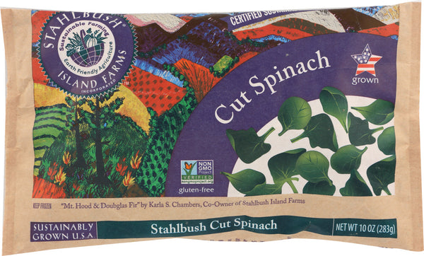 STAHLBUSH ISLAND FARMS: Cut Spinach, 10 oz