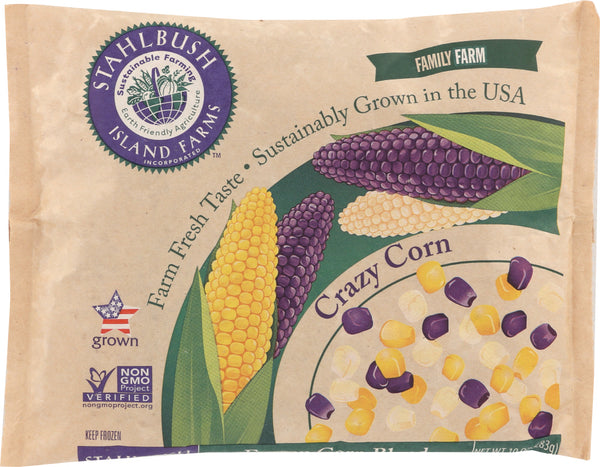 STAHLBUSH: Island Farms Crazy Corn Blend, 10 oz