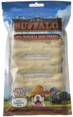 Loving Pets Pure Buffalo Dog Treats - Pressed Bully Bone