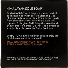 EVOLUTION SALT: Coconut Sole Bath Soap, 4.5 oz