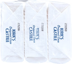 KIRK'S: Natural Original Coco Castile Soap 3x4oz Bars, 12 Oz