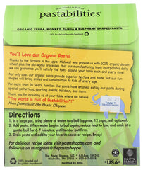 PASTABILITIES: Pasta Kids Zoo Organic, 12 oz