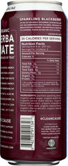 CLEAN CAUSE: Sparkling Yerba Mate Tea Blackberry, 16 fl oz