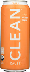 CLEAN CAUSE:  Yerba Mate Peach, 16 oz