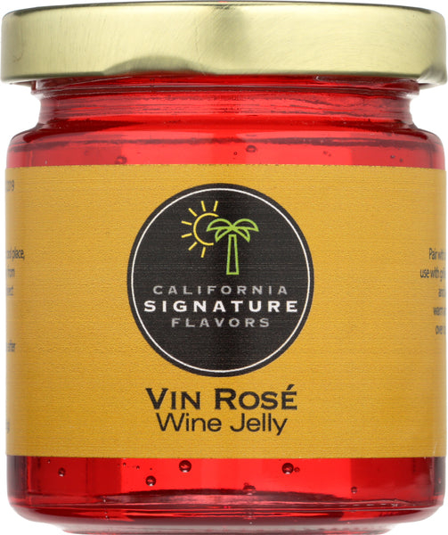 CALIFORNIA SIGNATURE FLAVORS: Vin Rose  Jelly Wine, 5.5 oz