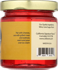 CALIFORNIA SIGNATURE FLAVORS: Vin Rose  Jelly Wine, 5.5 oz