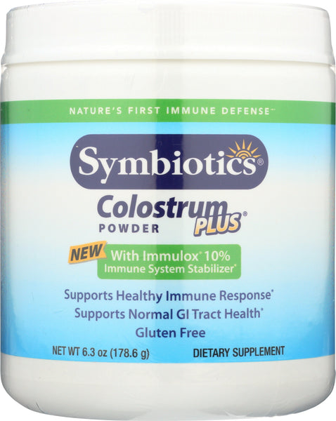 SYMBIOTICS: Colostrum Plus Powder, 6.3 oz